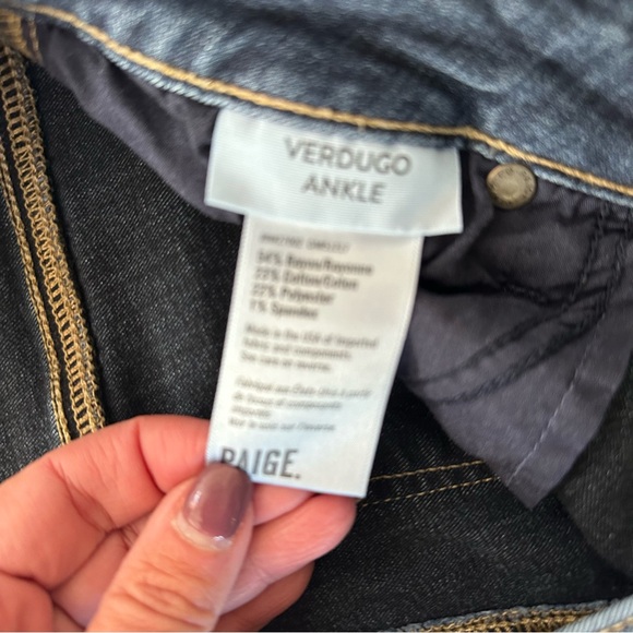 Paige Women's Jeans Verdugo Ankle  Size 30 - Picture 5 of 11